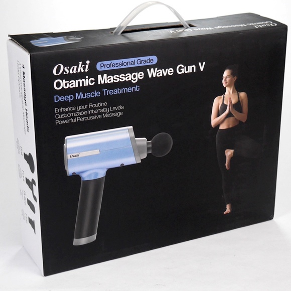 OSAKI OTAMIC MASSAGE WAVE GUN V - Professional Muscle Treatment NEW IN BOX - Picture 2 of 12